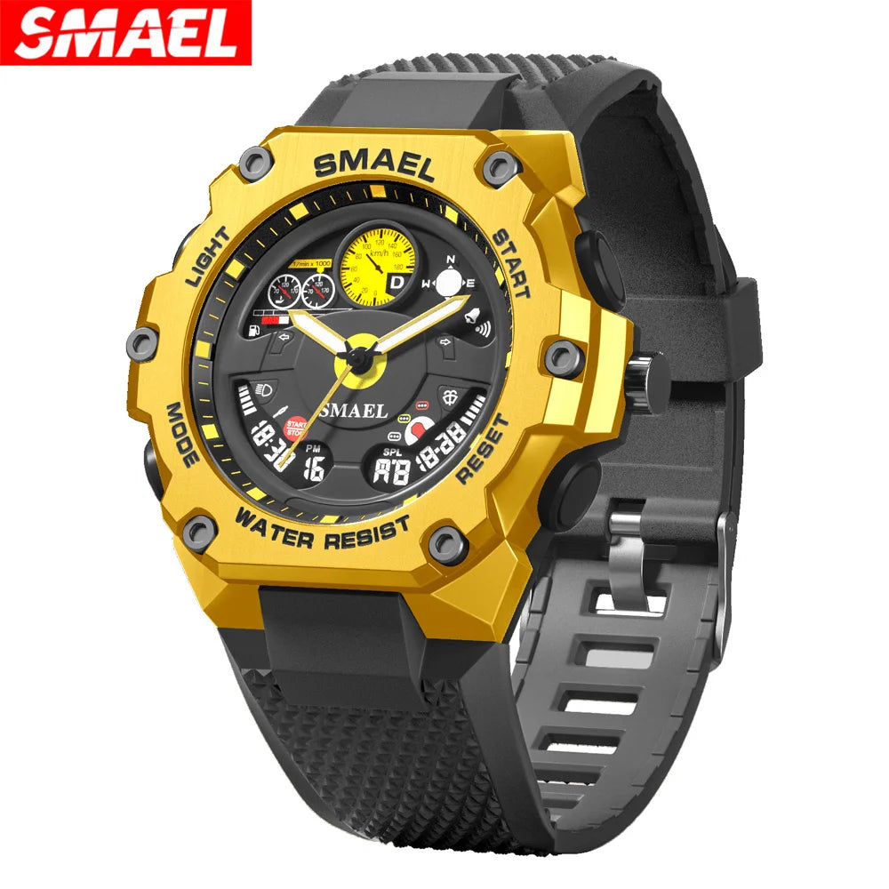 SMAEL 8092 New Sport Electronic Military Watches Men Waterproof watch
