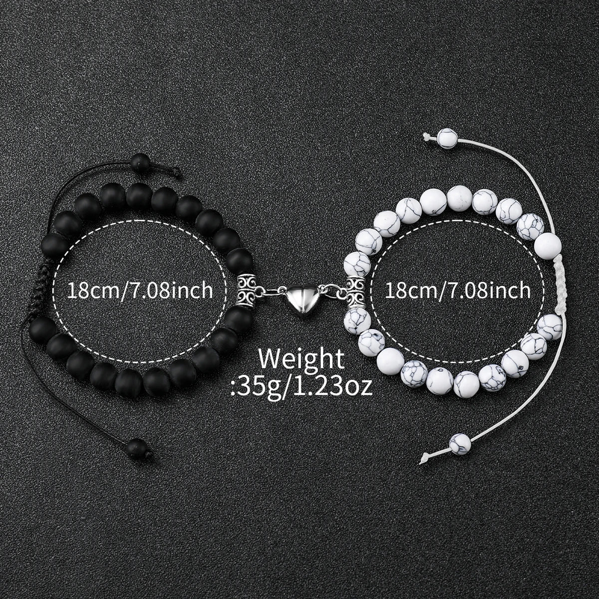 4PCS Couple Watches Fashion Arabic Women Quartz Watch Casual Silicone Band Wristwatches Magnet Heart-Shaped Bracelets Set