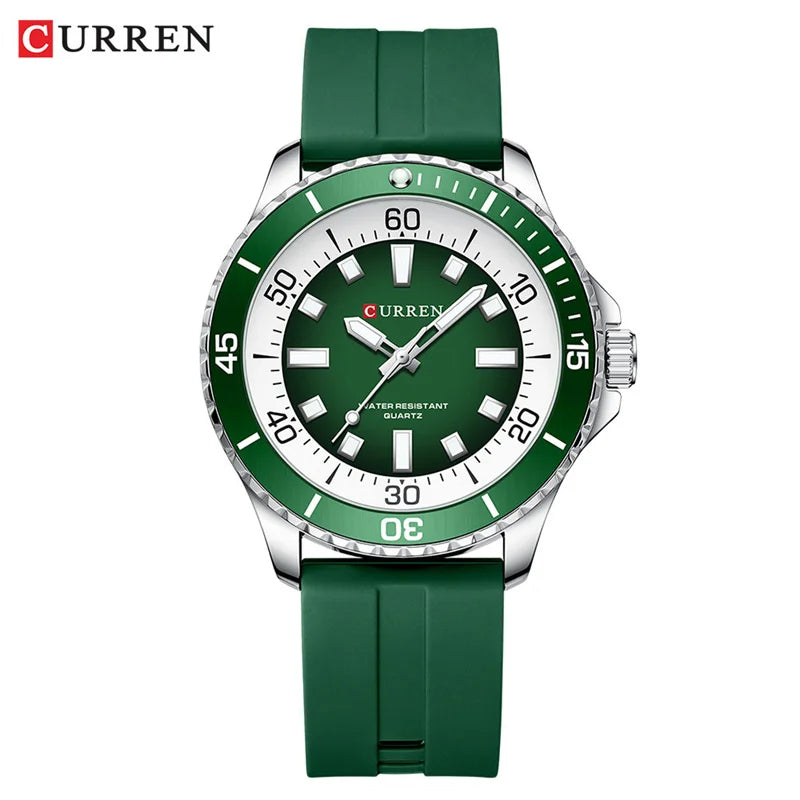 Curren 8448 Male reloj hombre lujo alta gama quartz Wristwatch