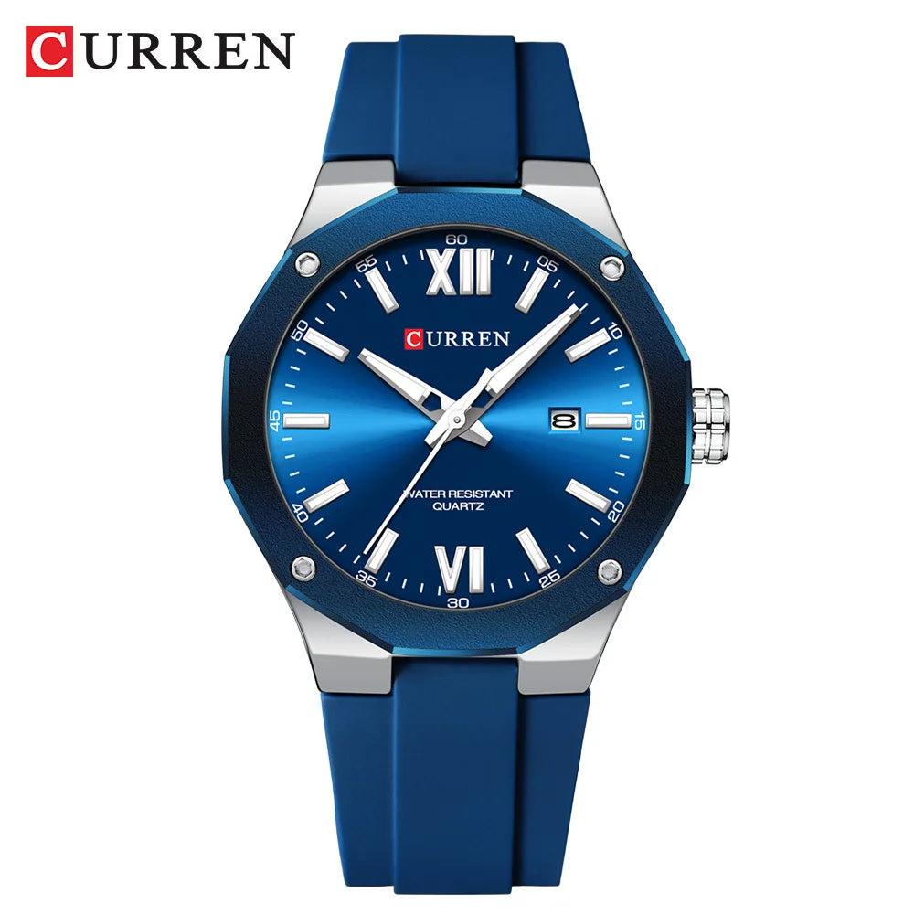 Curren 8465 Fashion Factory Brand Watches for Men with Date Simple Quartz Clock