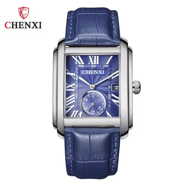 CHENXI 8216 Elegant Waterproof Square Men's Quartz Watch