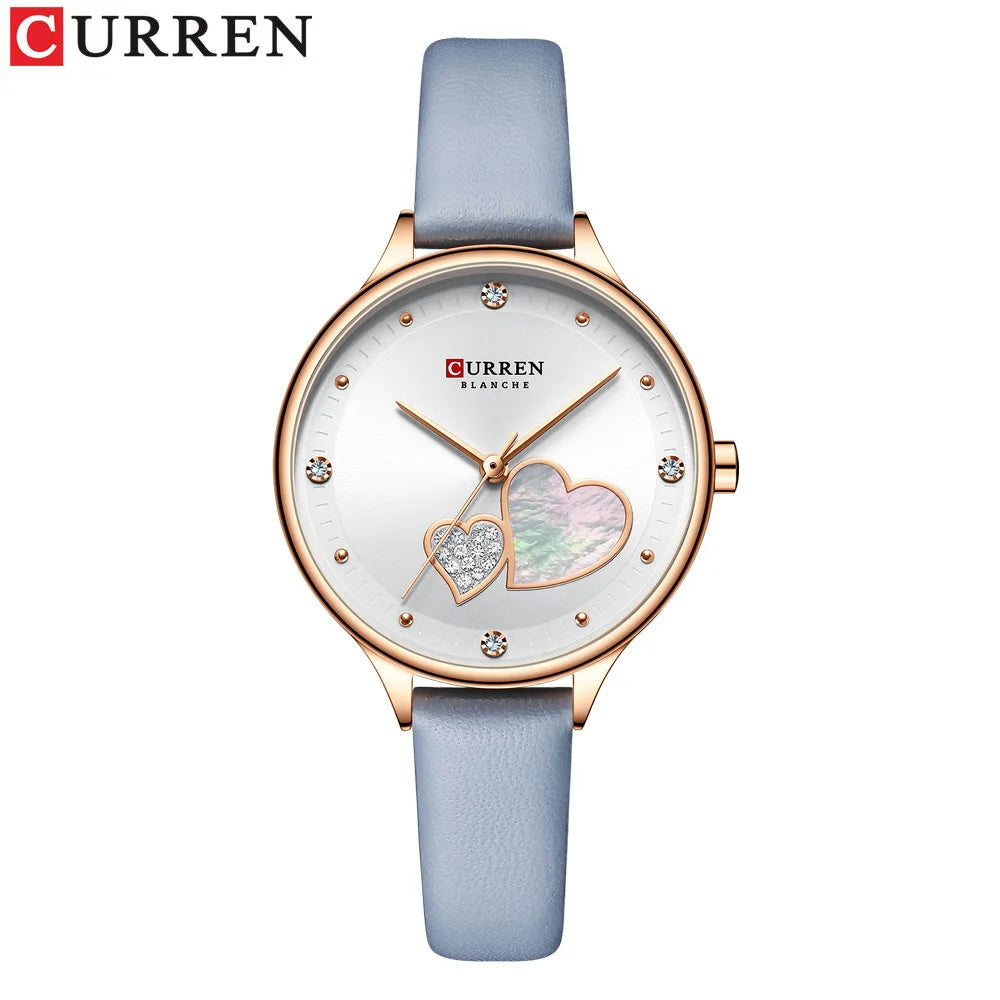 CURREN 9077 Luxury Fashion Women's Watch Waterproof Quartz Watch