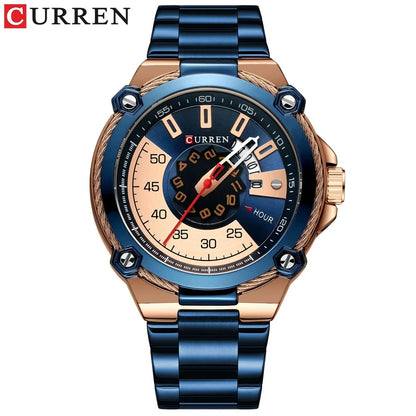 CURREN Q1 Fashion Casual Many Models Quartz Wristwatches Men's Hands Business Watch Auto Date Clock Male Wrist Watches for Male