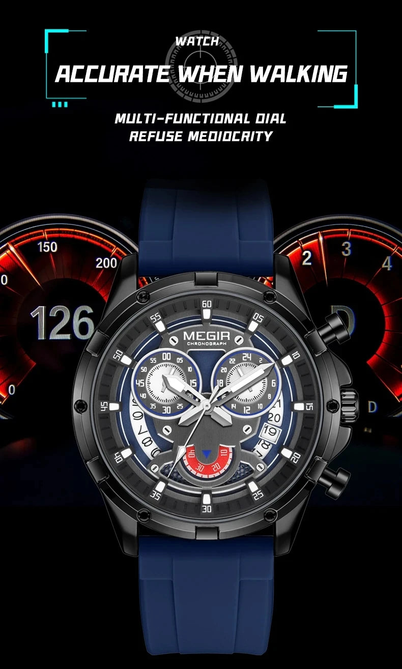 MEGIR 2248 Top Brand Chronograph Quartz Watch
