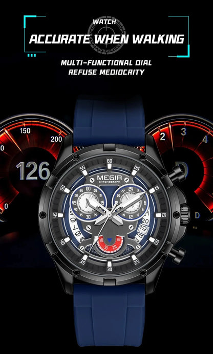 MEGIR 2248 Top Brand Chronograph Quartz Watch