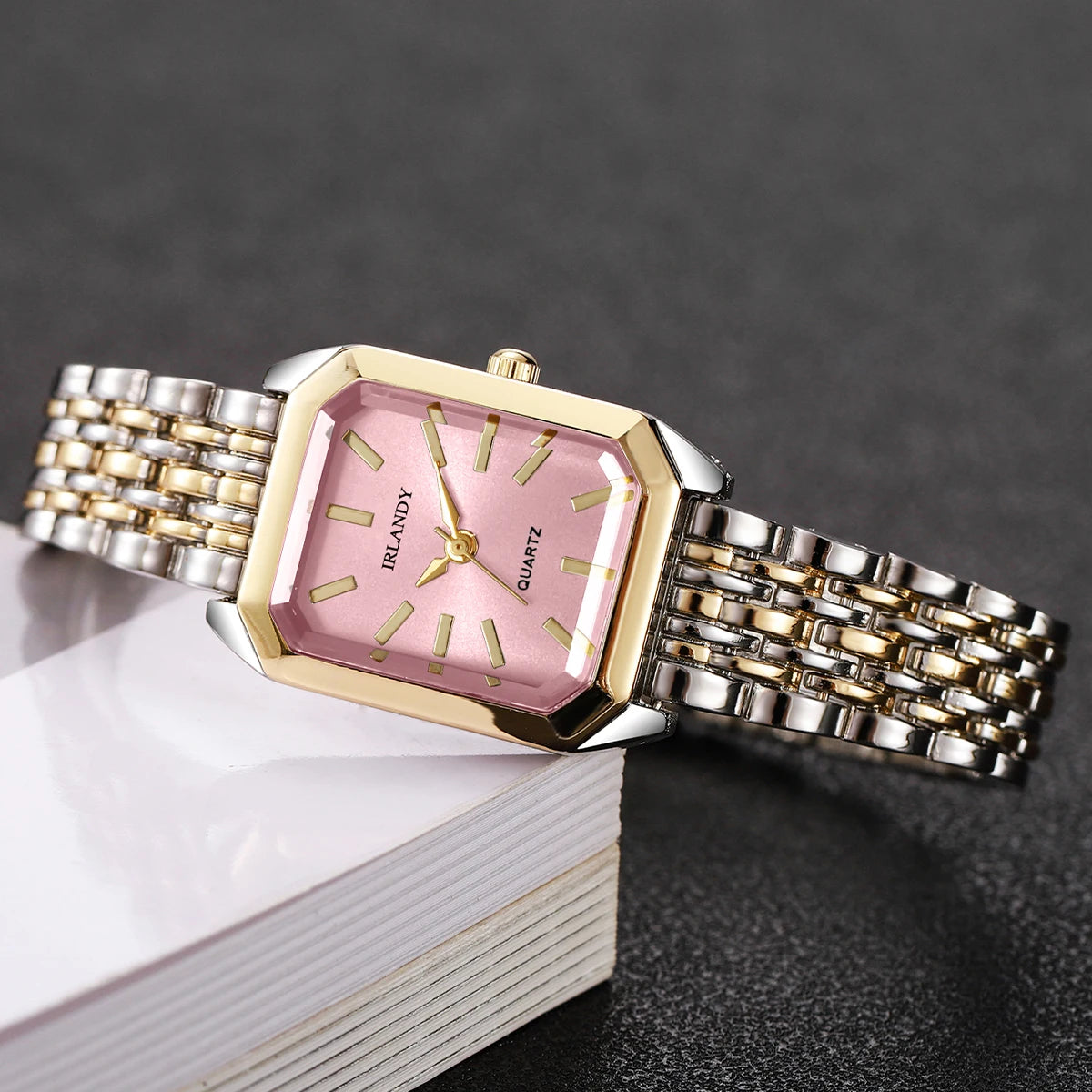 Fashion Rectangle Women Quartz Wrist Watch Reloj Mujer Girls Clock Gift(Without Box)