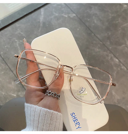 Transparent Computer Glasses Frame Women Men Glasses Optical Spectacle Eyeglass