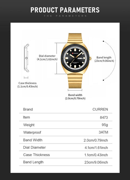 CURREN Q1 Fashion Casual Many Models Quartz Wristwatches Men's Hands Business Watch Auto Date Clock Male Wrist Watches for Male
