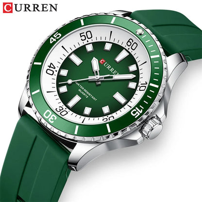 Curren 8448 Male reloj hombre lujo alta gama quartz Wristwatch
