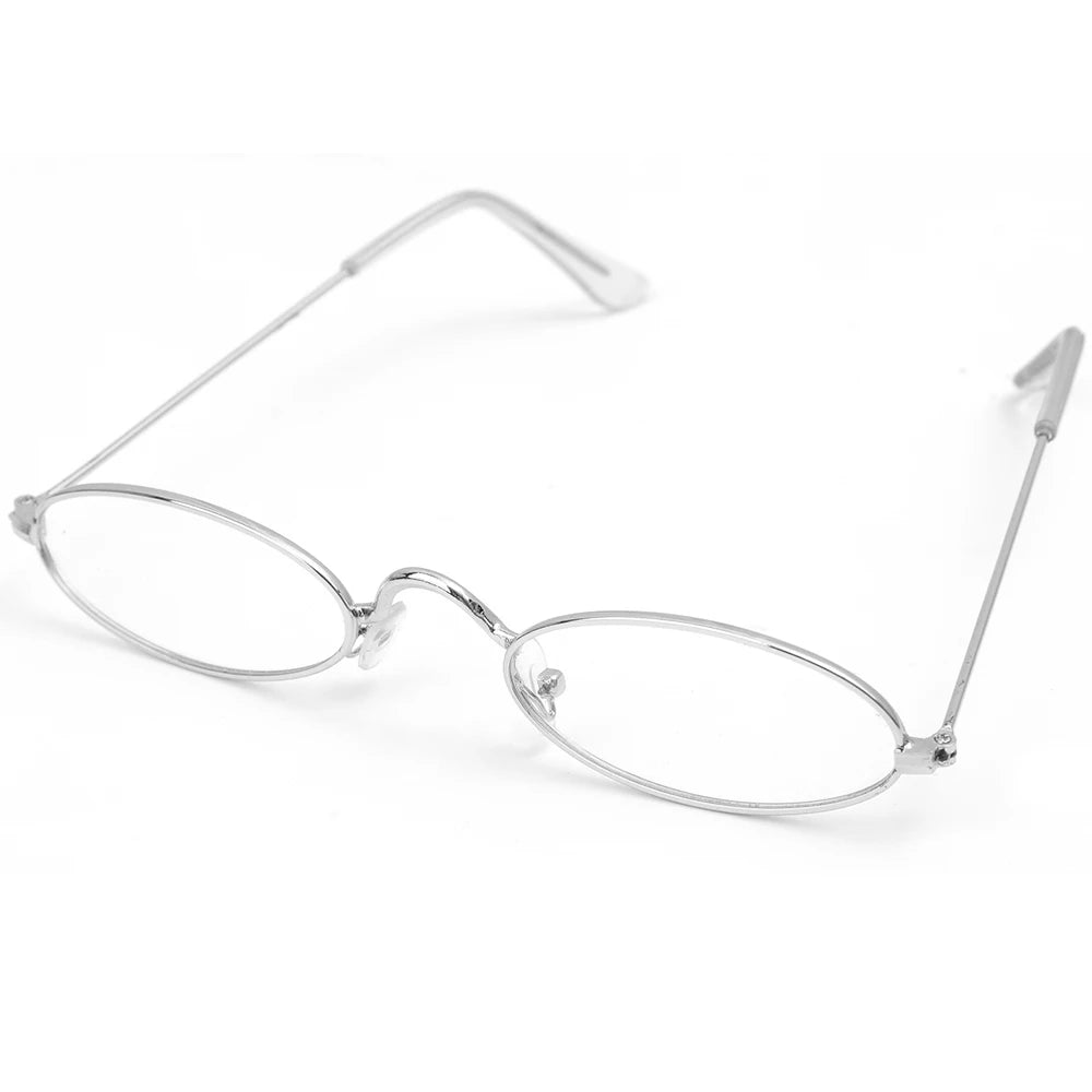 Japanese Small Oval Rhinestone Eyeglasses Frame for Women