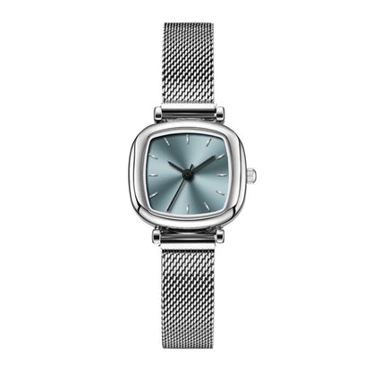 Retro Fashion Ladies Quartz Wrist Watch New Square Watch Women Student Simplified Netbelt Watch Reloj Mujer Relogio Feminino