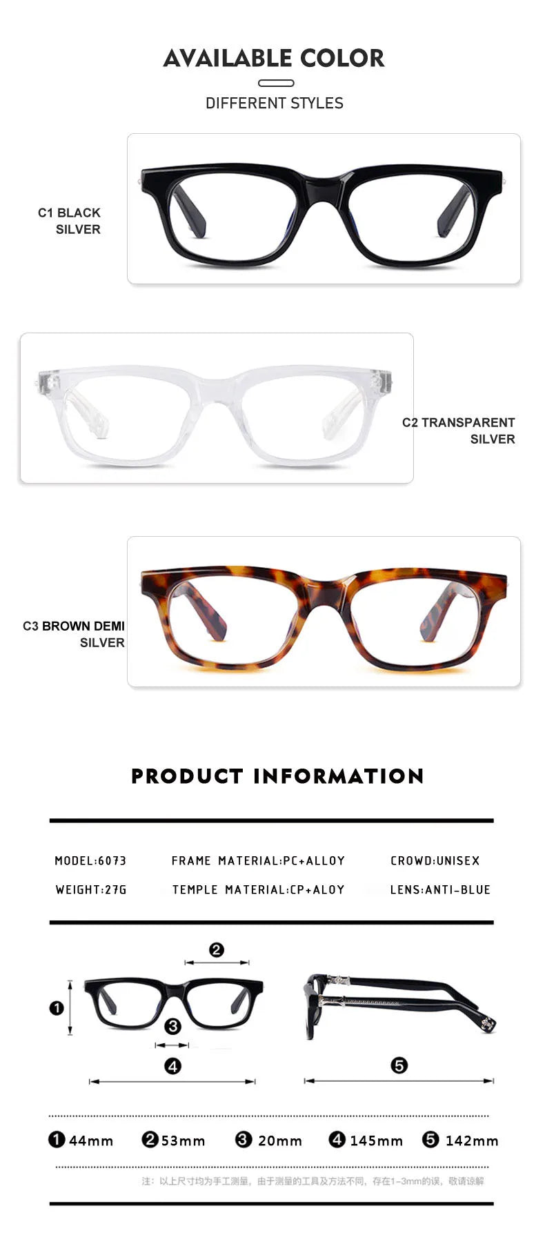 O-Q CLUB Lunette De Lecture Femme Sunglasses Man Prescription Glasses