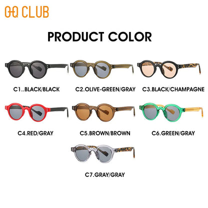 O-Q CLUB Round Glasses for Woman Eyeglass Frames Sunglasses Man Eyeglasses Men Computer Eyepieces Reading Frame Magnifying Women