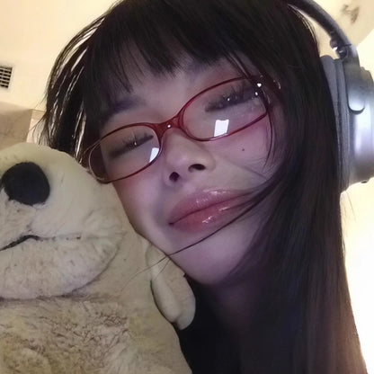 Y2K Retro Oval Sunglasses Frame for Women NEW Ins No Makeup Plain Glasses Men Girls Eyewear Cute Decorative Computer Glasses