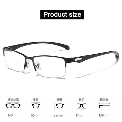 Titanium Transition Photochromic Progressive Reading Glasses Men Hyperopia Presbyopia diopters Outdoor Presbyopia Lens Eyewears