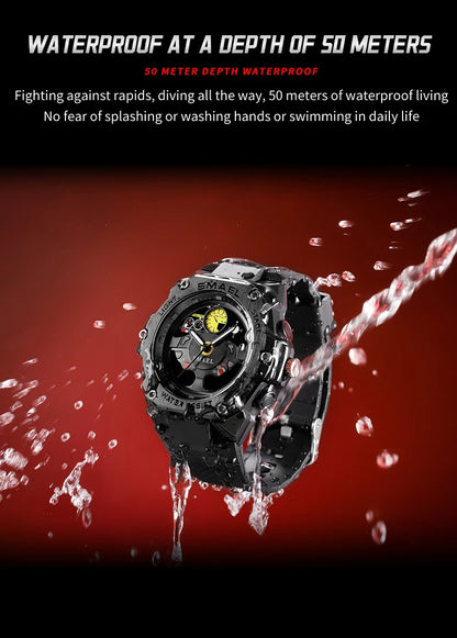 SMAEL 8092 New Sport Electronic Military Watches Men Waterproof watch
