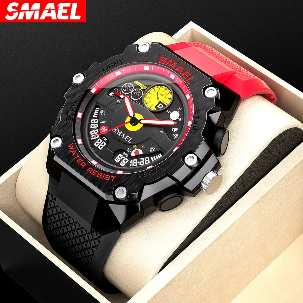 SMAEL 8092 New Sport Electronic Military Watches Men Waterproof watch
