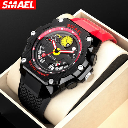 SMAEL 8092 New Sport Electronic Military Watches Men Waterproof watch