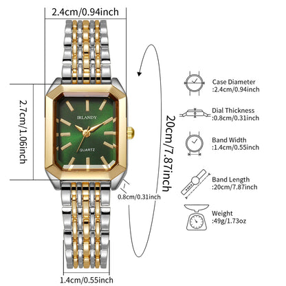 Fashion Rectangle Women Quartz Wrist Watch Reloj Mujer Girls Clock Gift(Without Box)