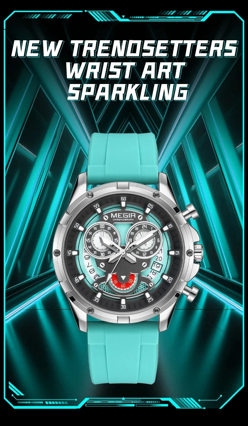 MEGIR 2248 Top Brand Chronograph Quartz Watch