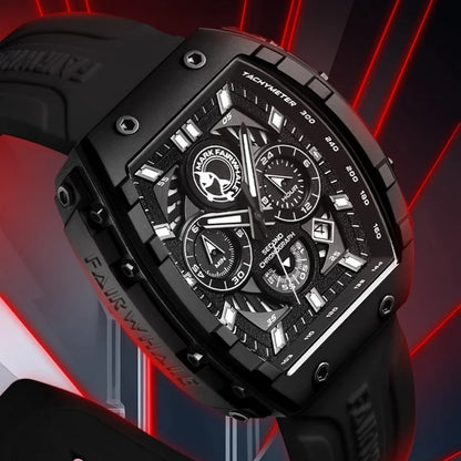 Mark Fairwhale 5670 Men's Tonneau Design Quartz Sports watch