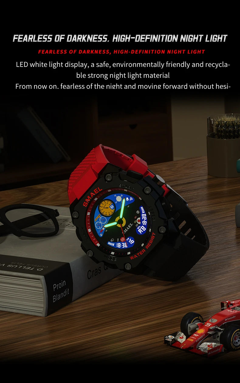 SMAEL 8092 New Sport Electronic Military Watches Men Waterproof watch