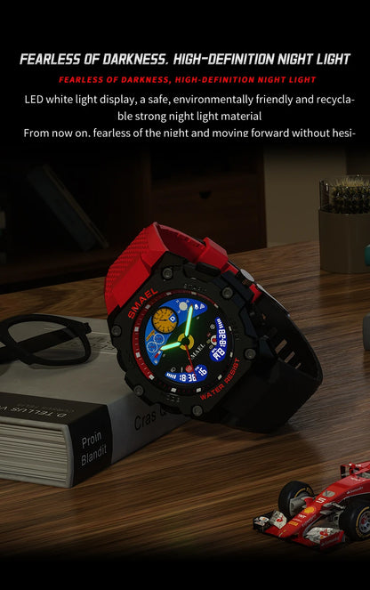 SMAEL 8092 New Sport Electronic Military Watches Men Waterproof watch
