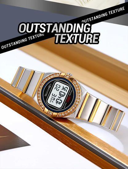 SKMEI 2446 Luxury Casual Female Girl Sports Watches Waterproof Digital Wristwatches