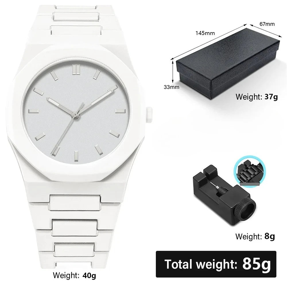 2025 New Modern Simple Creative Sports Watch Casual Design Business Waterproof Quartz Watches Gift for Men Reloj Hombre
