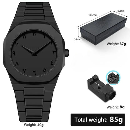 Minimalist Design Quartz Watch for Men Casual Lightweight Plastic Strap Waterproof Sports Business Watches Man Creative Clock