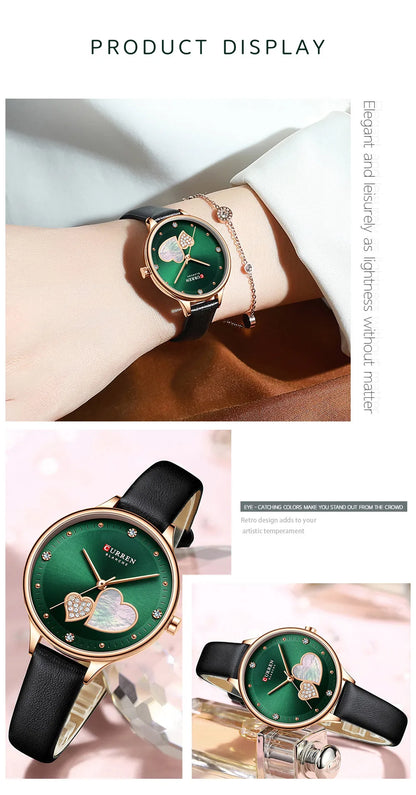 CURREN 9077 Luxury Fashion Women's Watch Waterproof Quartz Watch