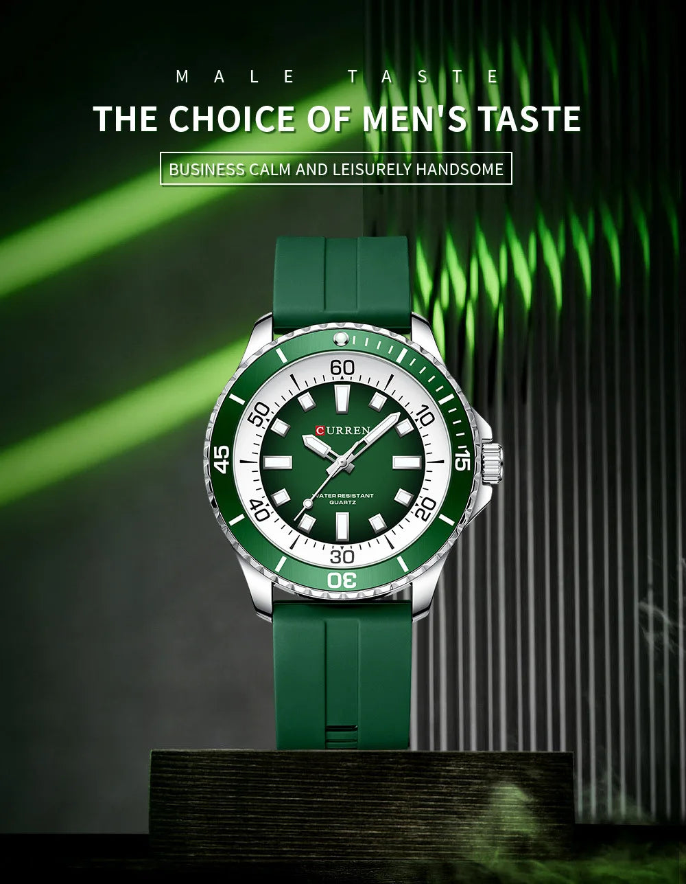 Curren 8448 Male reloj hombre lujo alta gama quartz Wristwatch