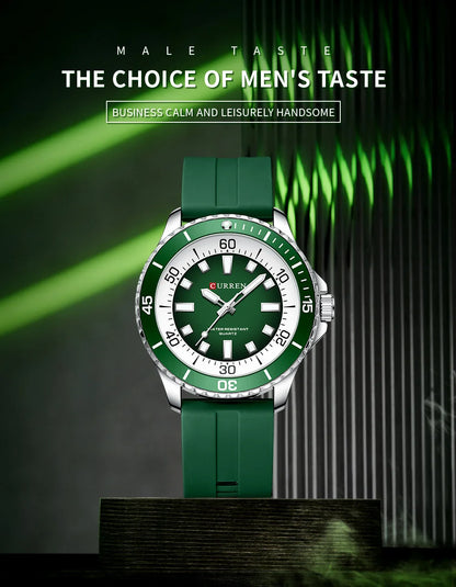 Curren 8448 Male reloj hombre lujo alta gama quartz Wristwatch