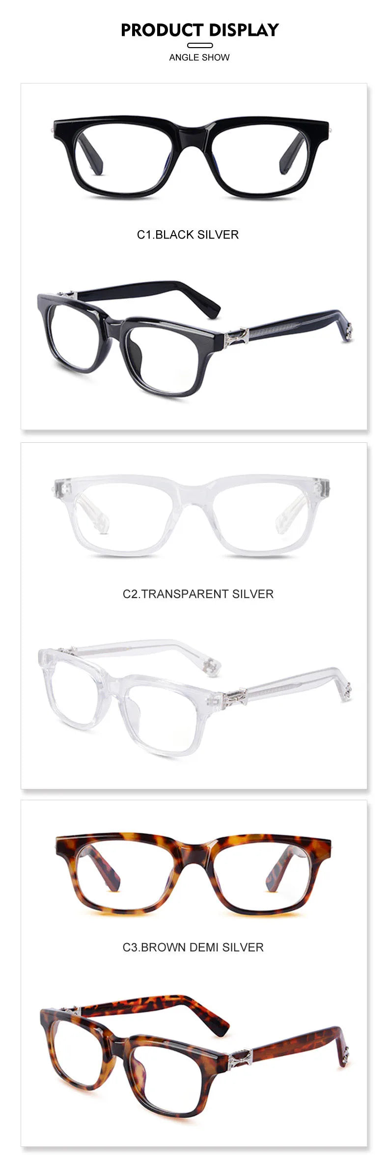 O-Q CLUB Lunette De Lecture Femme Sunglasses Man Prescription Glasses