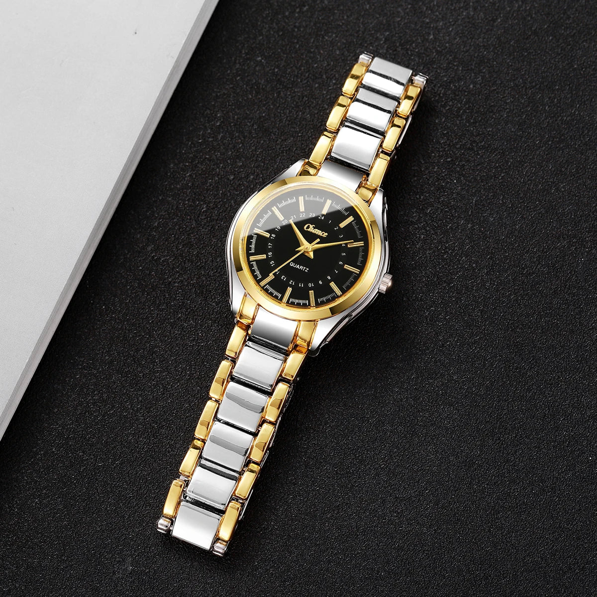 4PCS/Set Fashion Small Dial Women Watches Ladies Luxury Analog Quartz Wristwatch Bracelets Set Reloj Mujer（Without Box）