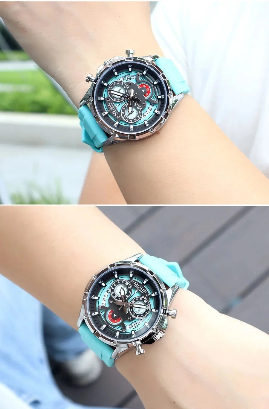 MEGIR 2248 Top Brand Chronograph Quartz Watch