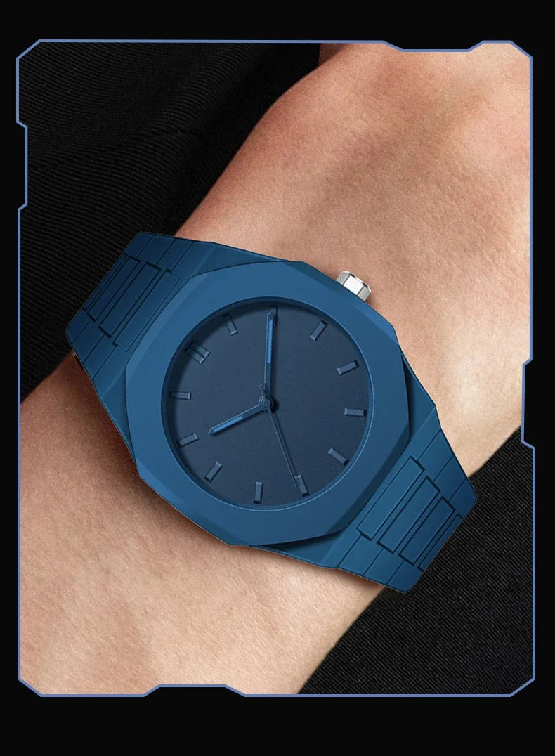 2025 New Modern Simple Creative Sports Watch Casual Design Business Waterproof Quartz Watches Gift for Men Reloj Hombre