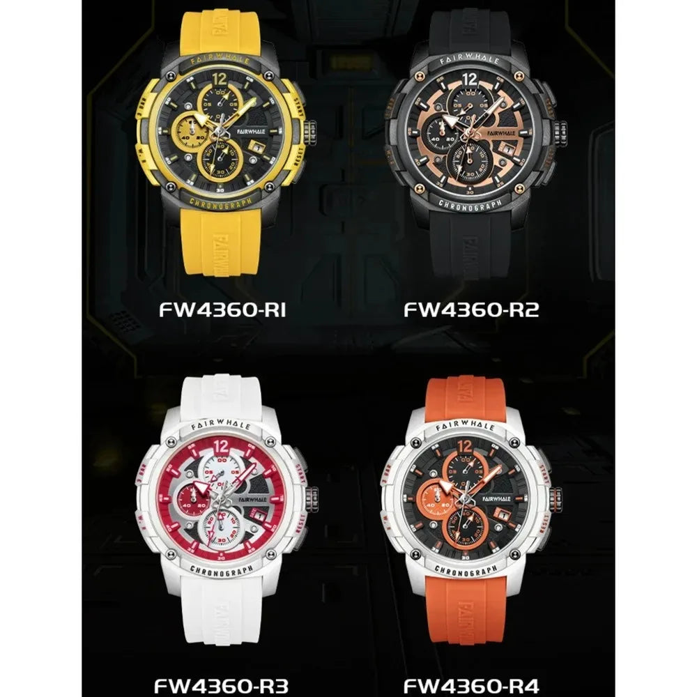 Mark Fairwhale 4360 Fashion New Men Date Quartz Watch