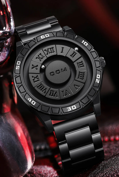 DOM 1726 Original New Design Magnetic Ball Concept Men's Fashion Cool Trend Minimalist watch