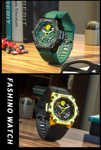 SMAEL 8092 New Sport Electronic Military Watches Men Waterproof watch