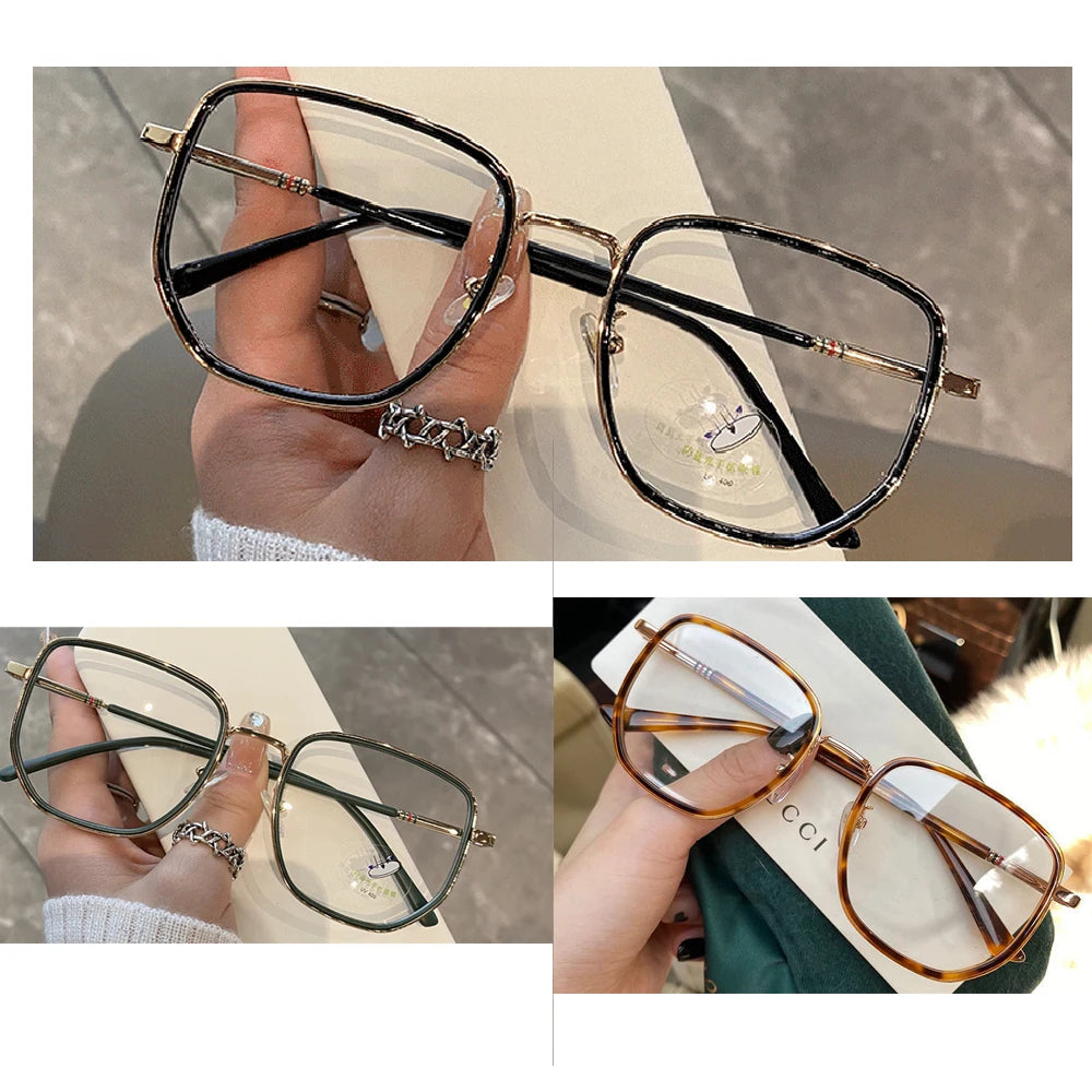 Transparent Computer Glasses Frame Women Men Glasses Optical Spectacle Eyeglass