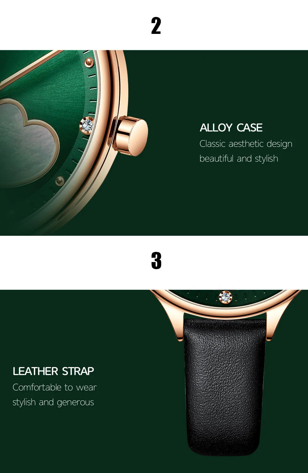 CURREN 9077 Luxury Fashion Women's Watch Waterproof Quartz Watch