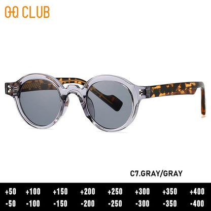O-Q CLUB Round Glasses for Woman Eyeglass Frames Sunglasses Man Eyeglasses Men Computer Eyepieces Reading Frame Magnifying Women