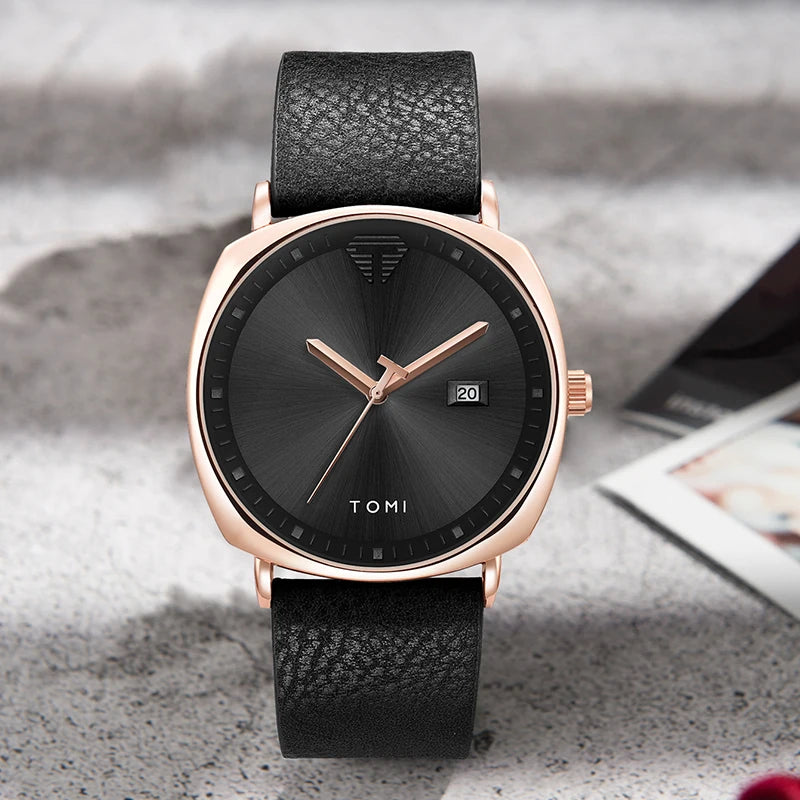 TOMI Men's Watch Minimalist  Casual Quartz Watch
