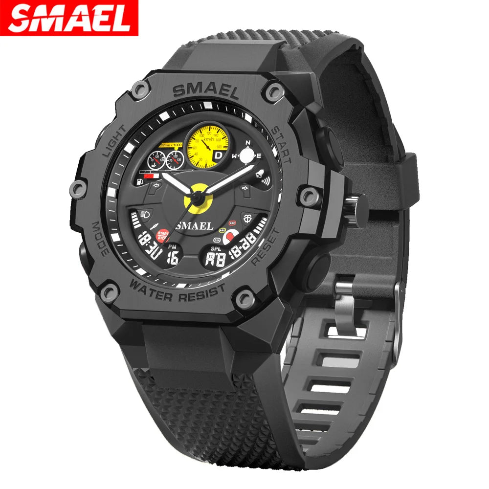 SMAEL 8092 New Sport Electronic Military Watches Men Waterproof watch