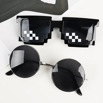 Small Round Sunglasses Women Men UV400 Metal Brand Designer Punk Sun Glasses