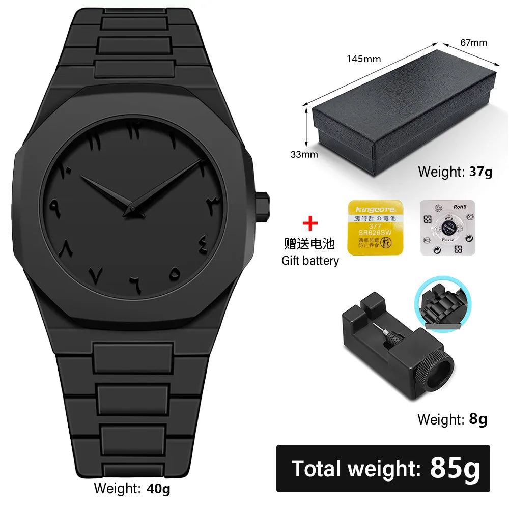 Fashion Plastic Strap Men Watches Sports Quartz Wristwatches for Mens Minimalist Design Lightweight Clock Reloj Hombre