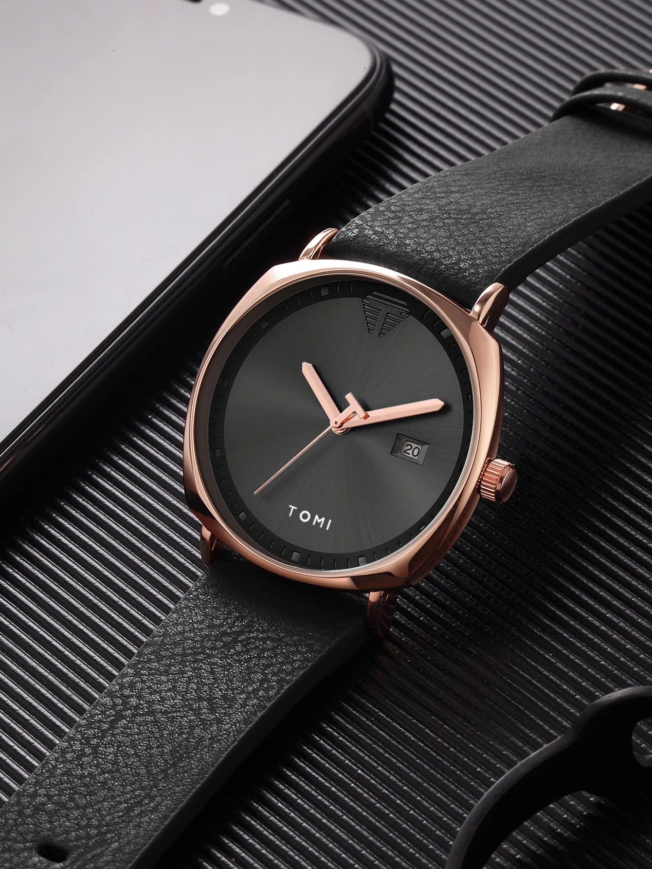 TOMI Men's Watch Minimalist  Casual Quartz Watch