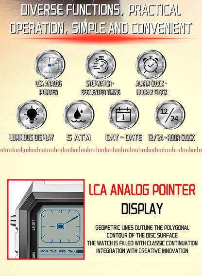 SANDA 6307 Sports Alarm Electronic Watch Digital Watches for Man Women Boys