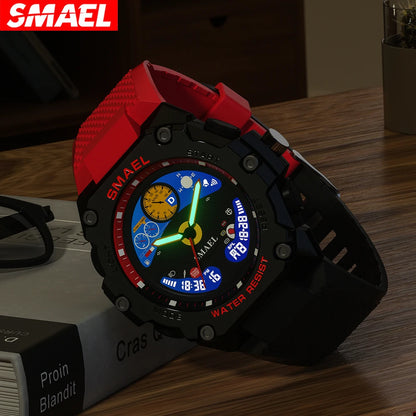 SMAEL 8092 New Sport Electronic Military Watches Men Waterproof watch